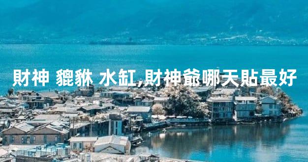 財神 貔貅 水缸,財神爺哪天貼最好